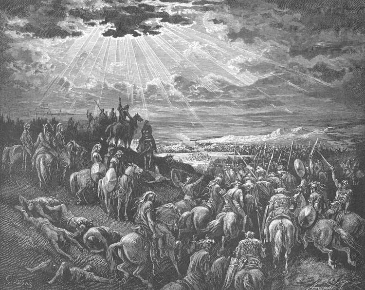 Joshua Commands the Sun to Stand Still by Gustave Dore