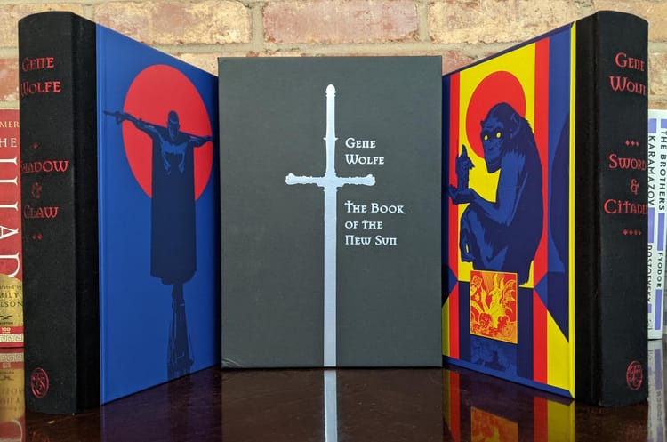 Box and Cover Art for the Folio Society publication of The Book of the New Sun.